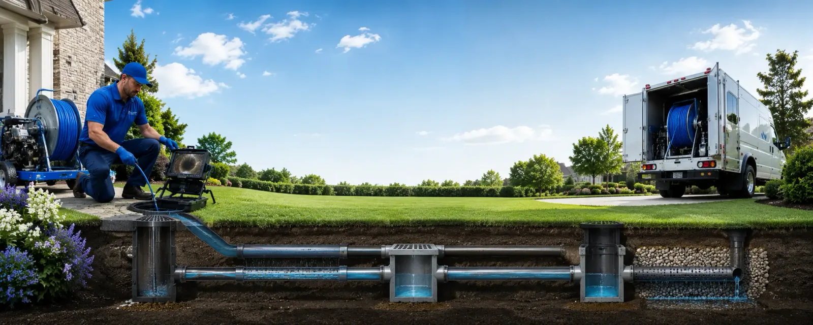 Outdoor drain cleaning information for Westside, IA